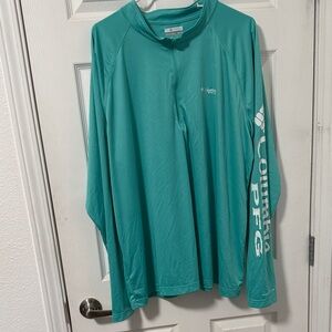 Columbia Men's Teal Rash Guard